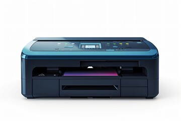 Printer with purple light