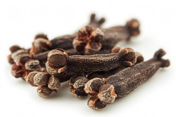 Obraz premium Cloves on white surface