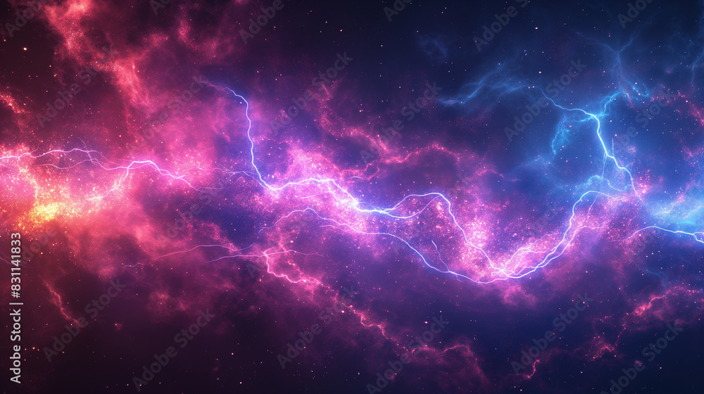 Poster abstract zap explosion dash line lightning bolt background pattern design.