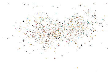 PNG Confetti effect backgrounds fireworks black background.