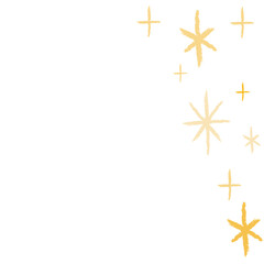Obraz premium Congratulations graduated vector background. Gold glitter star decoration