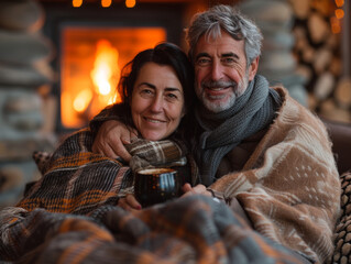 Cozy Winter Fireplace