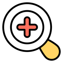 Fototapeta premium A unique design icon of zoom in