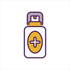 Spray vector icon