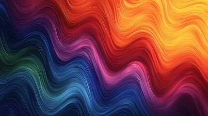 LGTBI rainbow colors. I love you. Lines, love and patterns.