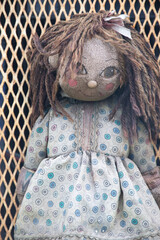 An abandoned child's doll