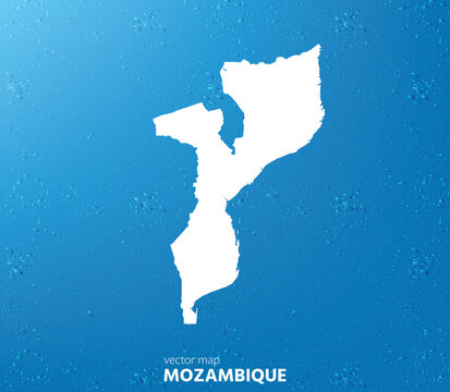 Mozambique map. Vector map for any needs.