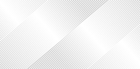Fototapeta premium Vector gradient gray line abstract pattern Transparent monochrome striped texture, minimal background. Abstract background wave line elegant white striped diagonal line technology concept web texture.