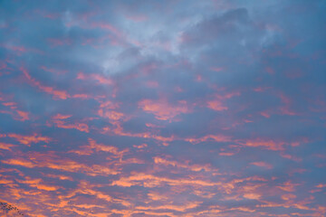 Sky at sunset. Beautiful sky.