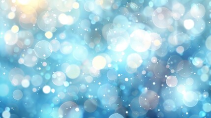 Obraz premium Elegant Abstract Background for Product Presentation - Captivating Blue Wall with Warm Luminous Highlights, Conveying Summer Vibes and Innovation