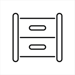 Makeup Container vector icon