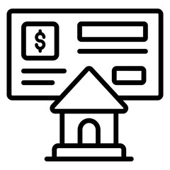 Vector design of cheque writing

