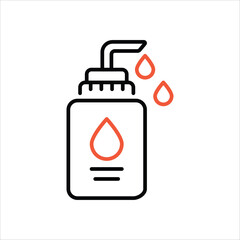 Face Cleanser vector icon