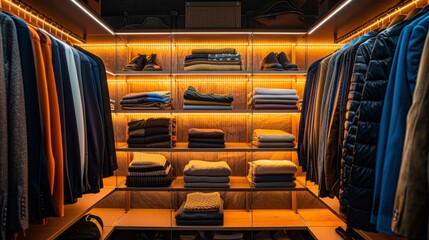 Integrated LED Lighting for Shelves and Closet Edges

