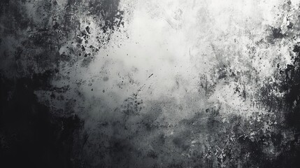 dramatic black and white gradient texture with grunge noise effect abstract background