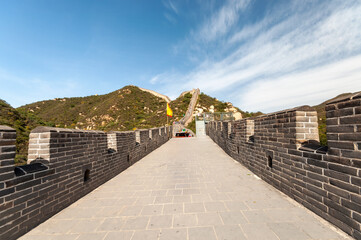 Great wall of China in Badaling