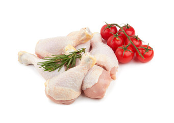 Chicken legs isolated