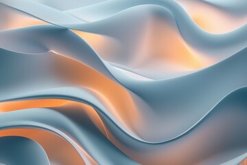 Obraz premium Sleek and Elegant Presentation Background with Smooth Curves - Ideal for Templates