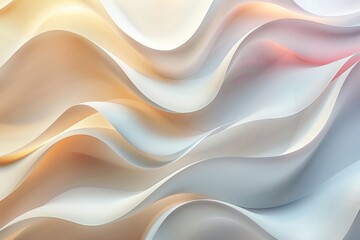 Obraz premium Sleek Curves Professional Presentation Background - Elegant, Minimalistic Template Design