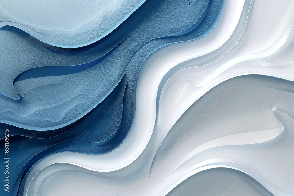 Poster minimalistic and elegant curve design for professional presentations