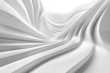 Obraz premium Elegant Minimalist Background with Serene Curves for Presentations