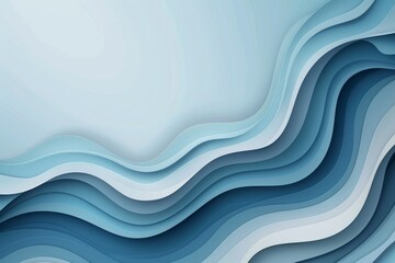 Fototapeta premium Elegant Curves - Modern Presentation Template with Soft Background Design