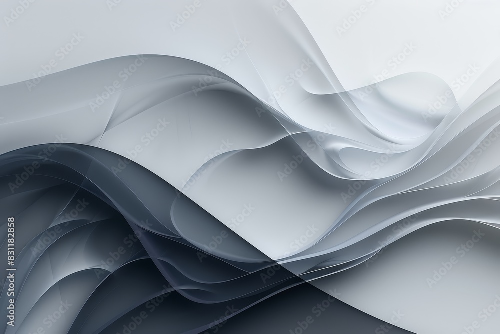 Poster elegant curve presentation background for templates with clean, simple design