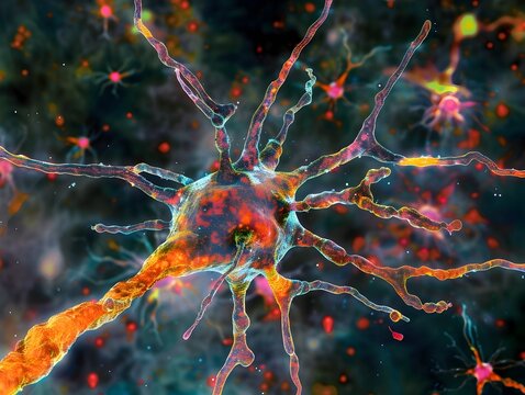 Astrocyte Function of Star Shaped Brain Cells Supporting Neural Networks