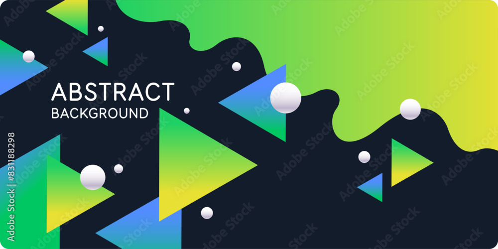 Poster background with abstract shapes. a template for design and creativity. the composition of the figure