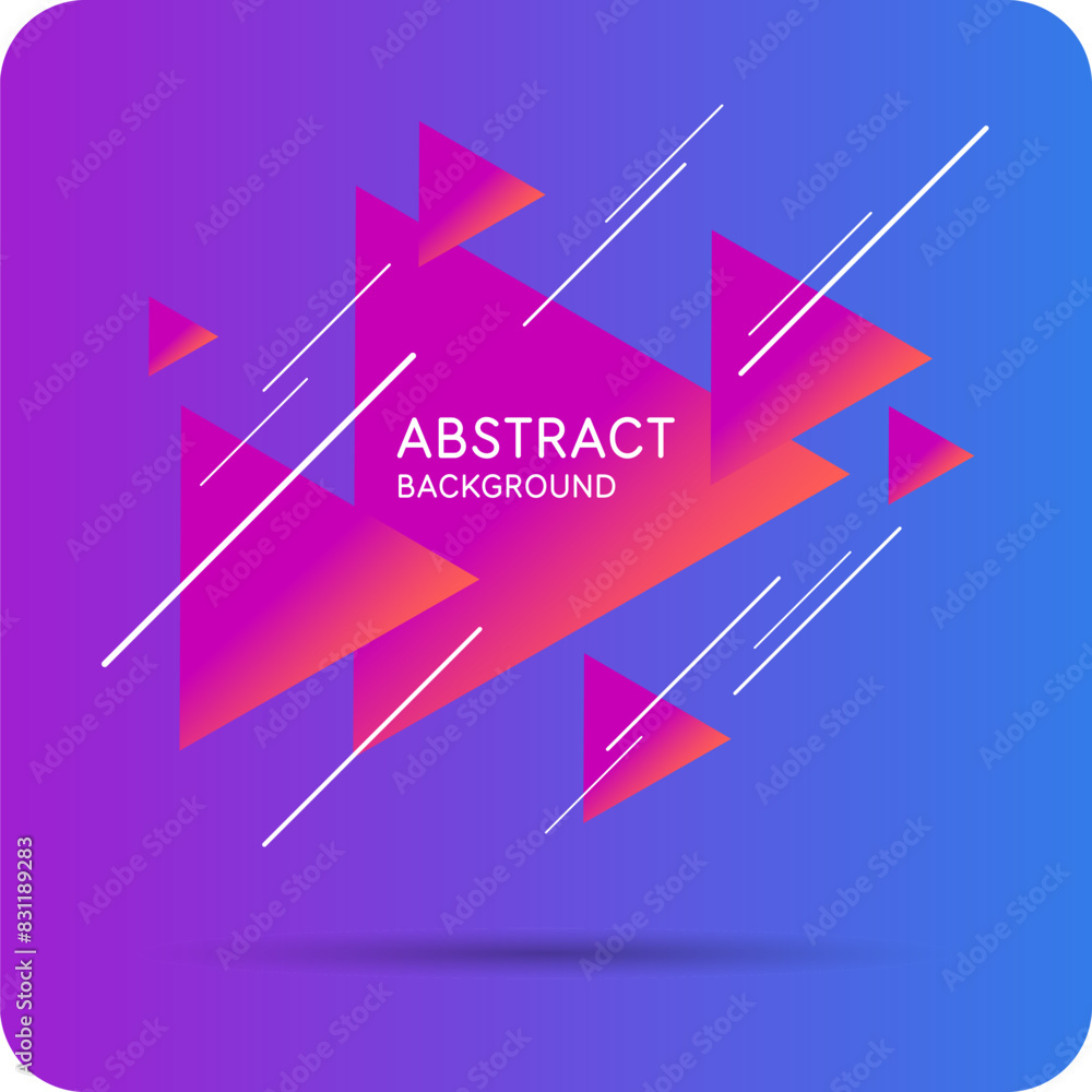 Poster background with abstract shapes. a template for design and creativity. the composition of the figure