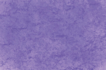 Abstract purple watercolor paint background. Natural scratched paint splash or blotch background with fringe bleed wash. Pastel purple color frozen paper texture pattern with space for making graphics
