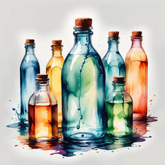 Bottle Very Fresh illustration Design