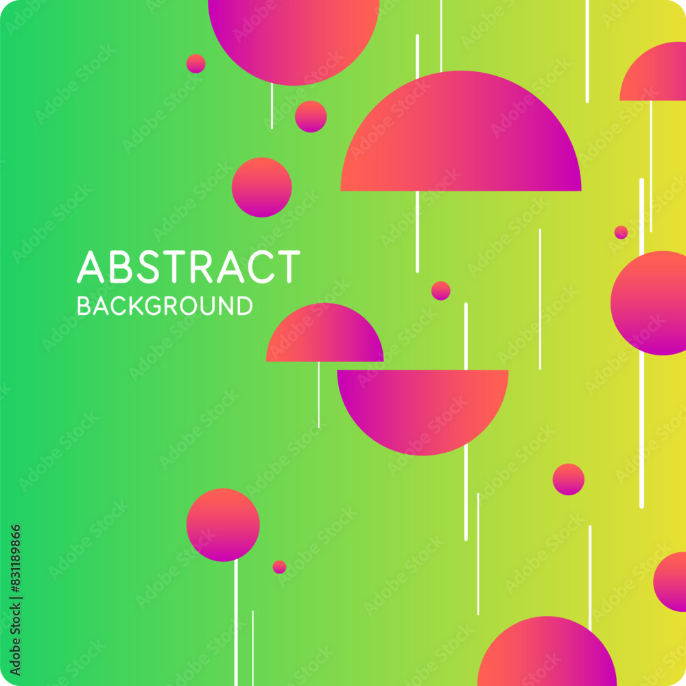 Poster background with abstract shapes. a template for design and creativity. the composition of the figure
