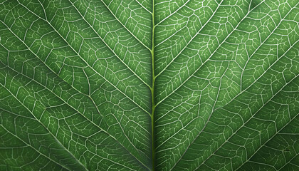 Close up green color leaf texture for background.