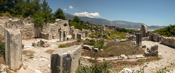 Xanthos ruins were included in the World Cultural Heritage List by UNESCO due to the originality of...