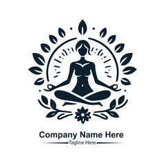 yoga logo vector 