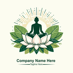 yoga logo vector 