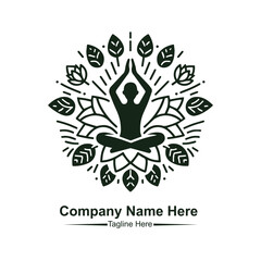 yoga logo vector 