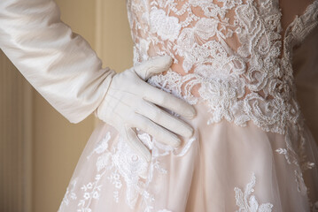 Robe de mariée en dentelle