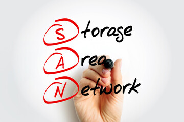 SAN Storage Area Network - computer network which provides access to consolidated, block-level data...