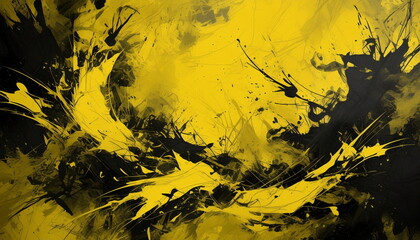 yellow grunge background, yellow grunge texture wallpaper