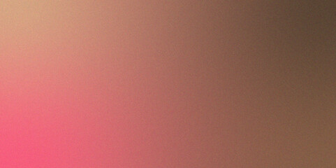 Fototapeta premium Abstract beige Orange and pink gradient dark background grainy noise texture. Turquoise Blurred shine grain with blank space and unfocused gradient. Textured with rough grain, noise, and bright spots.