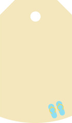 Tag with flip flops summer sale.
