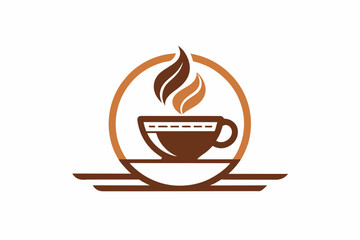 create-a-minimalist-coffee-shop-logo-vector-art illustration 