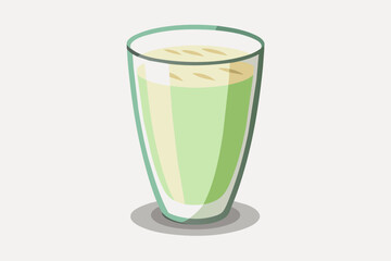 vector illustration lassi-on-white-background