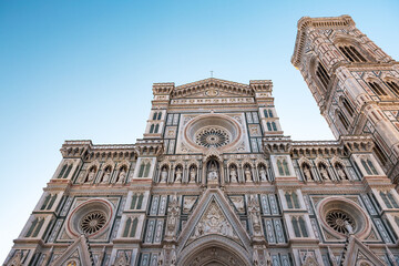 Fototapeta premium An early morning view of the Duomo in Florence. 