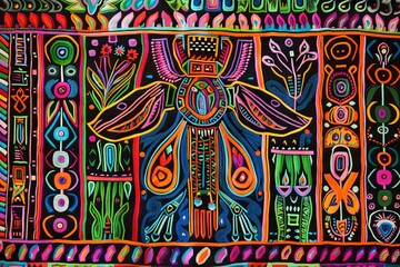 Guna Yala Heritage Unveiled Vibrant Panama Mola Tapestry	