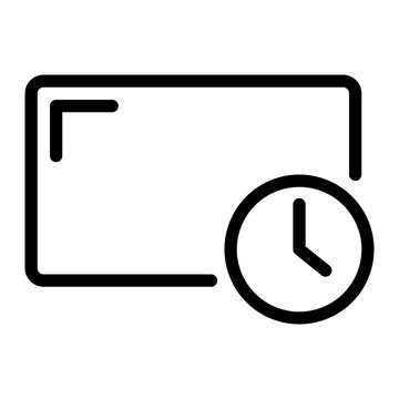 timecard line icon