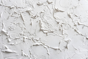 White plaster wall, cracked. Created with Ai