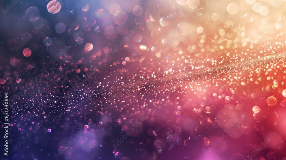 Poster gradient color texture on a blurred background